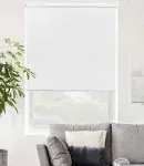 CHICOLOGY Roller Window Shades , Window Blinds , Window Shades for Home , Roller Shades , Window Treatments , Window Blinds Cordless , Door Blinds , Byssus White (Blackout), 50"W X 72"H