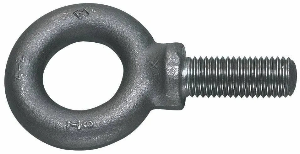 Eye Bolt With Shoulder, Carbon Steel