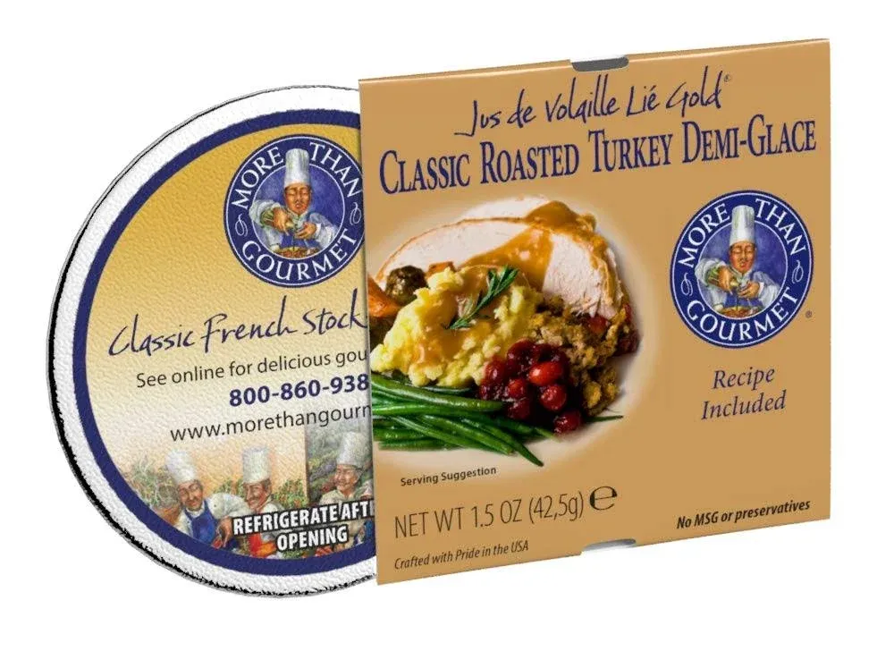 More Than Gourmet Jus de Volaille Classic Roasted Turkey Demi-Glace 1.5 oz