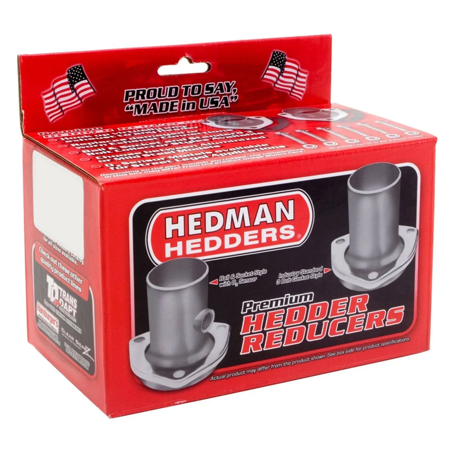 Hedman Hedders 3 IN. COLLECTOR TO 3 IN. EXHAUST HEADER REDUCERS; BALL & SOCKET; STAINLESS STEEL 22119