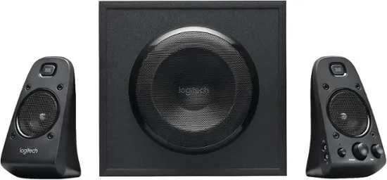 Logitech Z623 400 Watt Home Speaker System, 2.1 Speaker System - Black