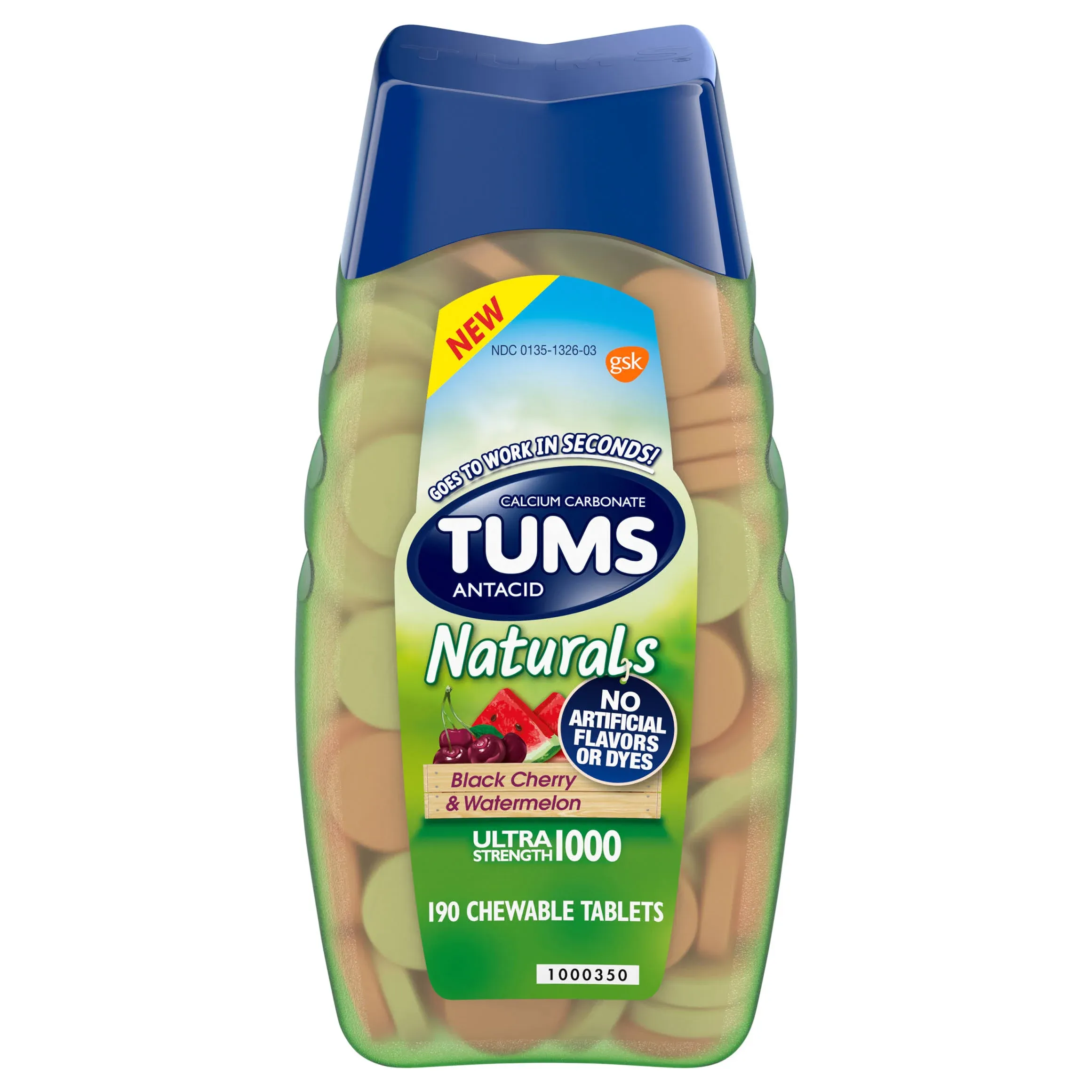 Tums Naturals Ultra Strength Antacid