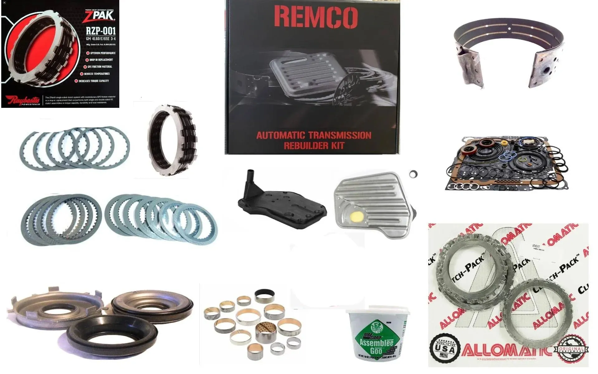 GM 4L60E Transmission PowerPack Rebuild Kit 1993-2003 with 3-4 Z-PACK