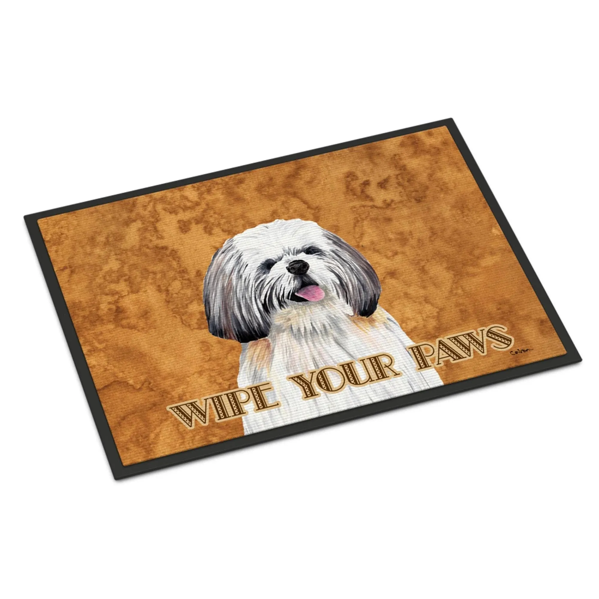 Carolines Treasures SC9128MAT 18 x 27 in. Shih Tzu Indoor & Outdoor Doormat