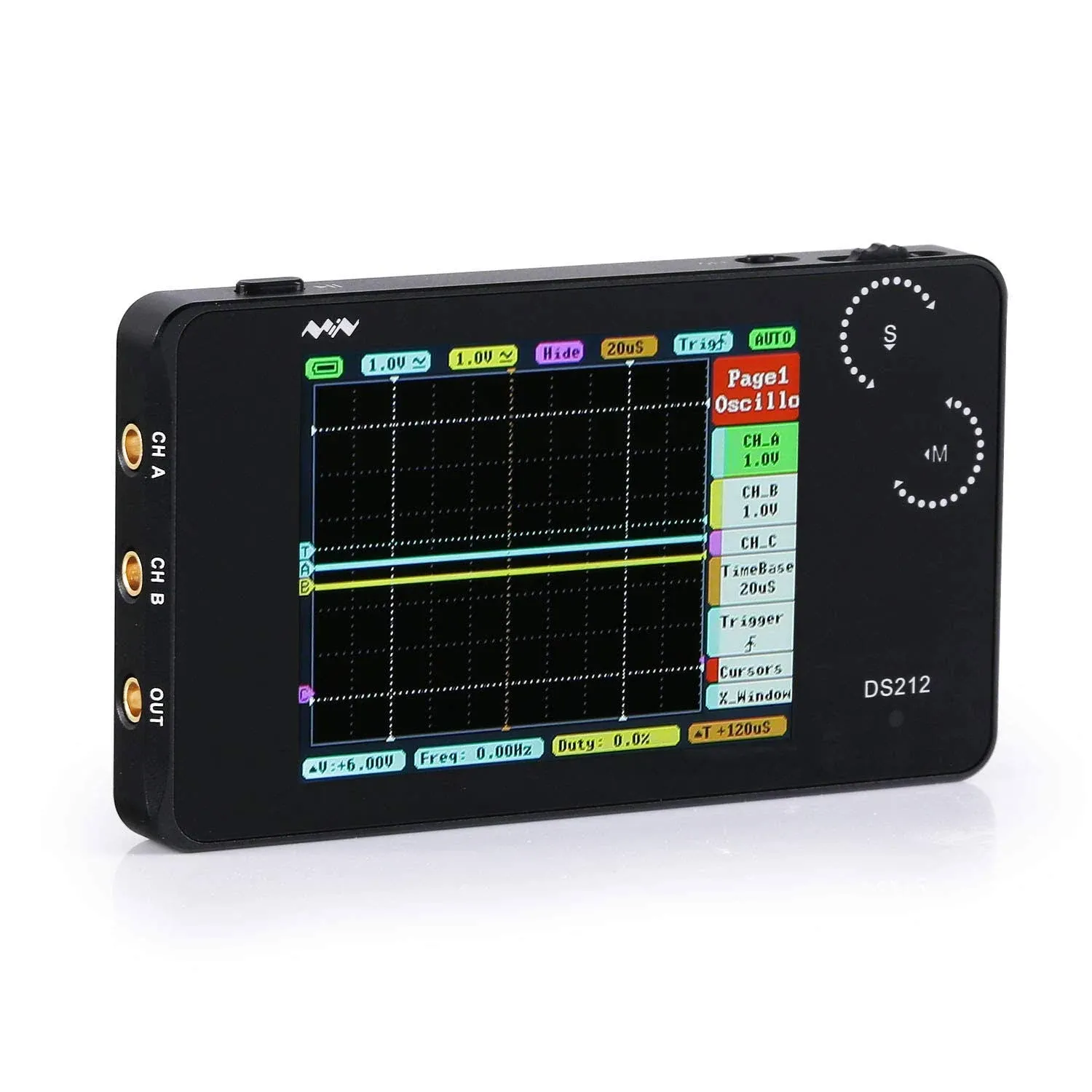 DS212 Pocket Size Portable Handheld Mini Digital Storage Oscilloscope