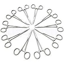 10-Pack Mosquito Hemostat Locking Forceps, 5 Curved & 5 Straight, Stainless Steel, 5-Inch10-Pack Mosquito Hemostat Locking Forceps, 5 Curved &…