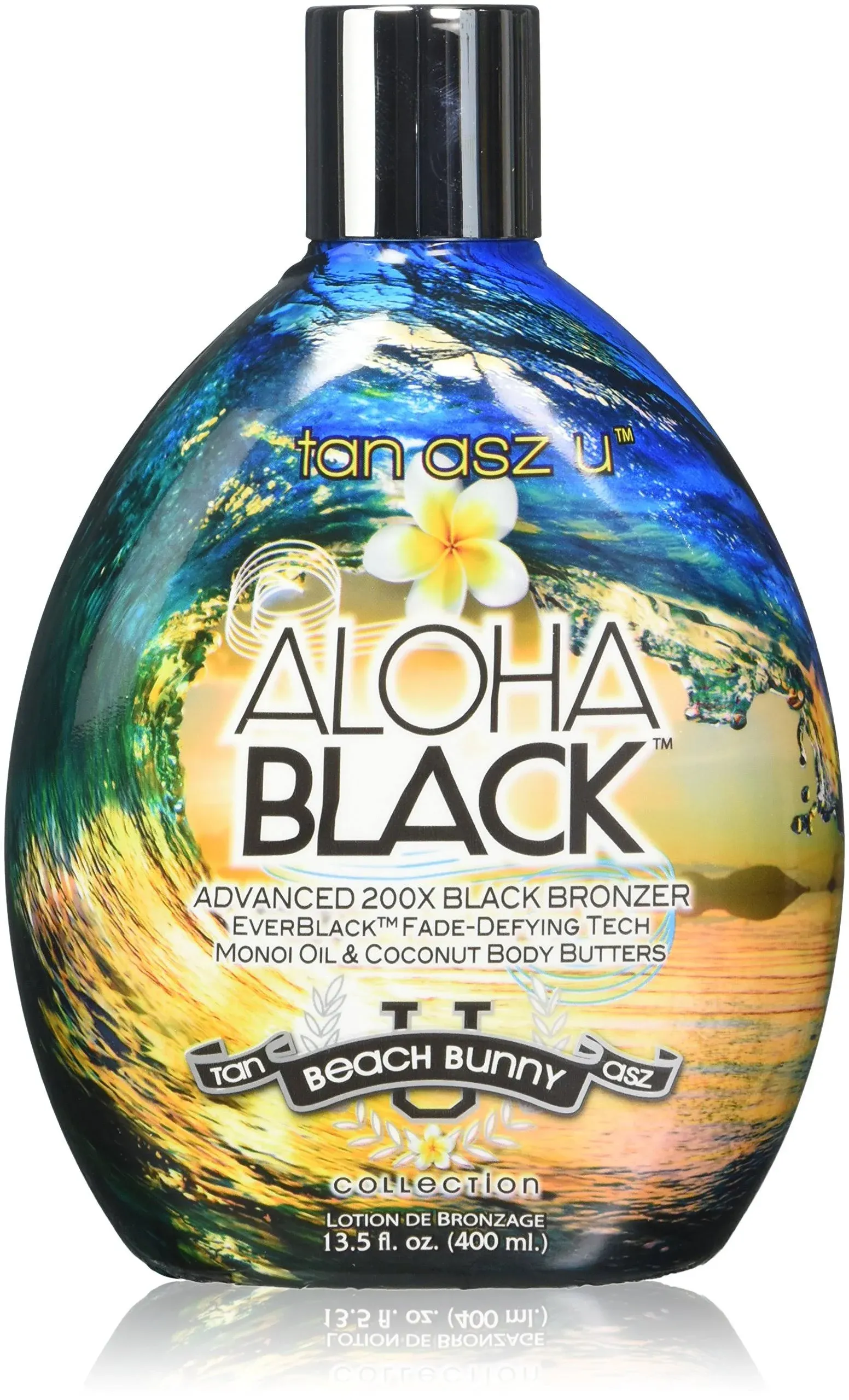 Tan Asz U Aloha Black Tanning Lotion 13.5oz.