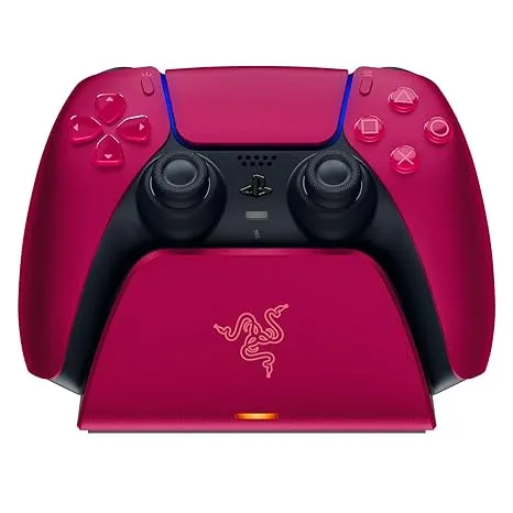 Razer Quick Charging Stand for PS5 DualSense Wireless Controller - Red