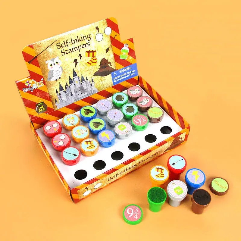 TINYMILLS 24 Pcs Wizard Stampers for Kids