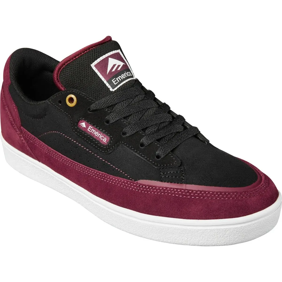 Emerica Mens Gamma x Independent Black Red Shoes / 11.5 / Black