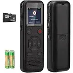 72GB Digital Voice Activated Recorder: Portable Tape Recorder with Playback A...