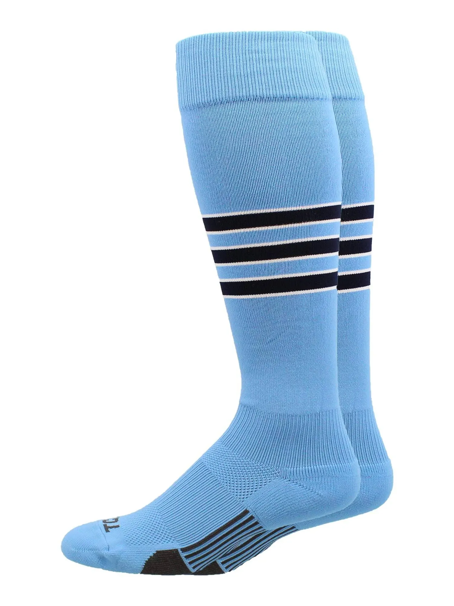 MadSportsStuff Dugout 3 Stripe Baseball Socks Over The Calf Length (Multiple ...