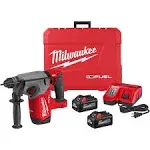 Milwaukee 2912-22 M18 Fuel 18V 1&#034; SDS Plus Rotary Hammer with Battery &amp; Charger