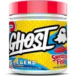 GHOST Legend V2 Pre-Workout Energy Powder, Swedish Fish - 25 Servings - Caffeine, L-Citrulline, & Beta Alanine Blend for Energy Focus & Pumps - Free of Soy, Sugar & Gluten, Vegan