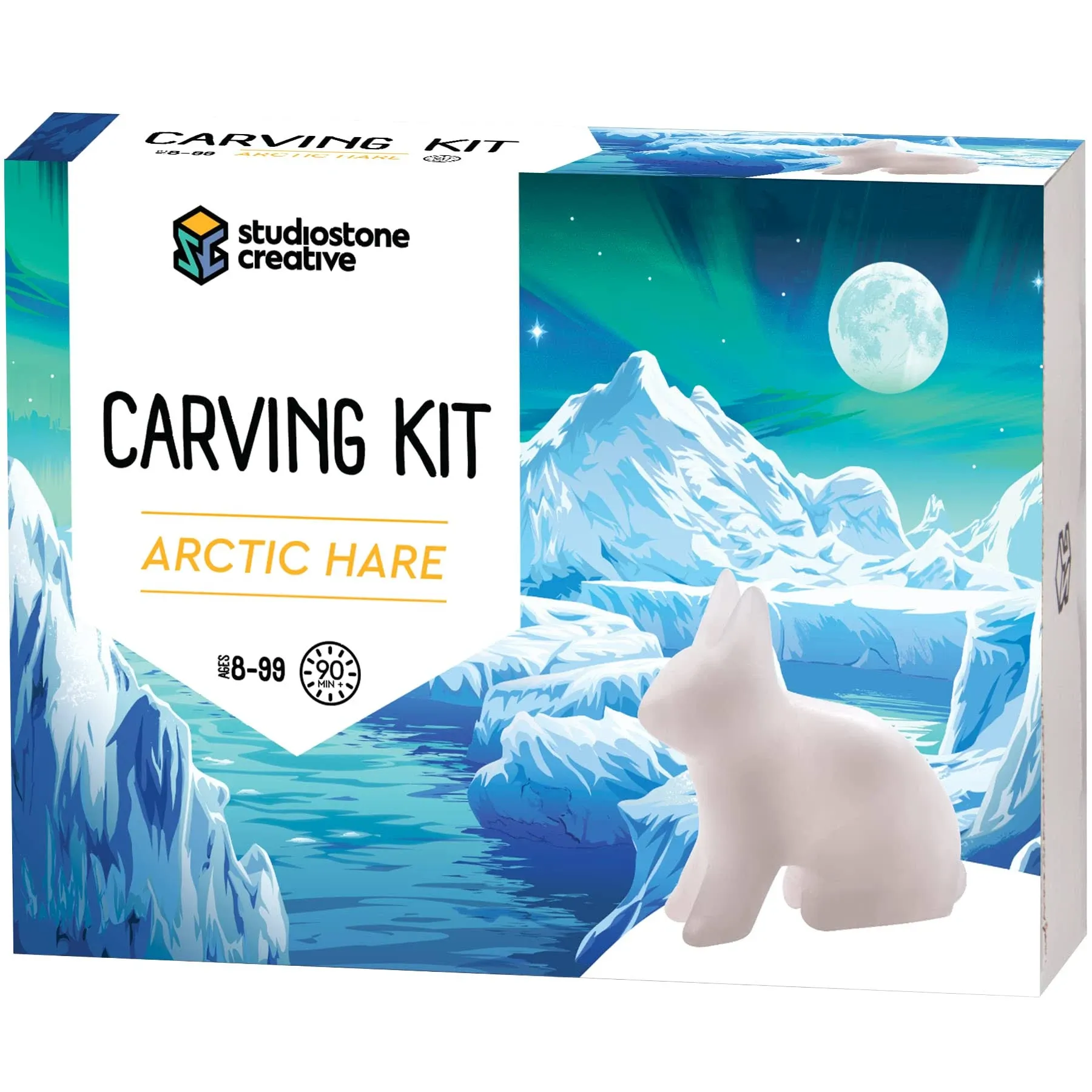 Studiostone Arctic Hare Carving Kit