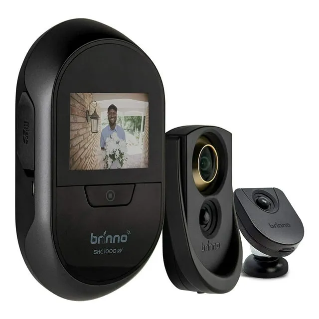 Brinno Duo Front Door Knocking and Motion Detection Peephole Security Camera