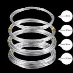 BBTO Aluminum Craft Wire, 4 Sizes (1 mm, 1.5 mm, 2 mm and 2.5 mm in Thickness) Bendable Metal Wire for DIY Sculpture and Crafts, 4 Rolls, Each Roll 16.4 Feet (Silver)BBTO Aluminum Craft Wire, 4 Sizes (1 mm, 1.5 mm, 2 mm…