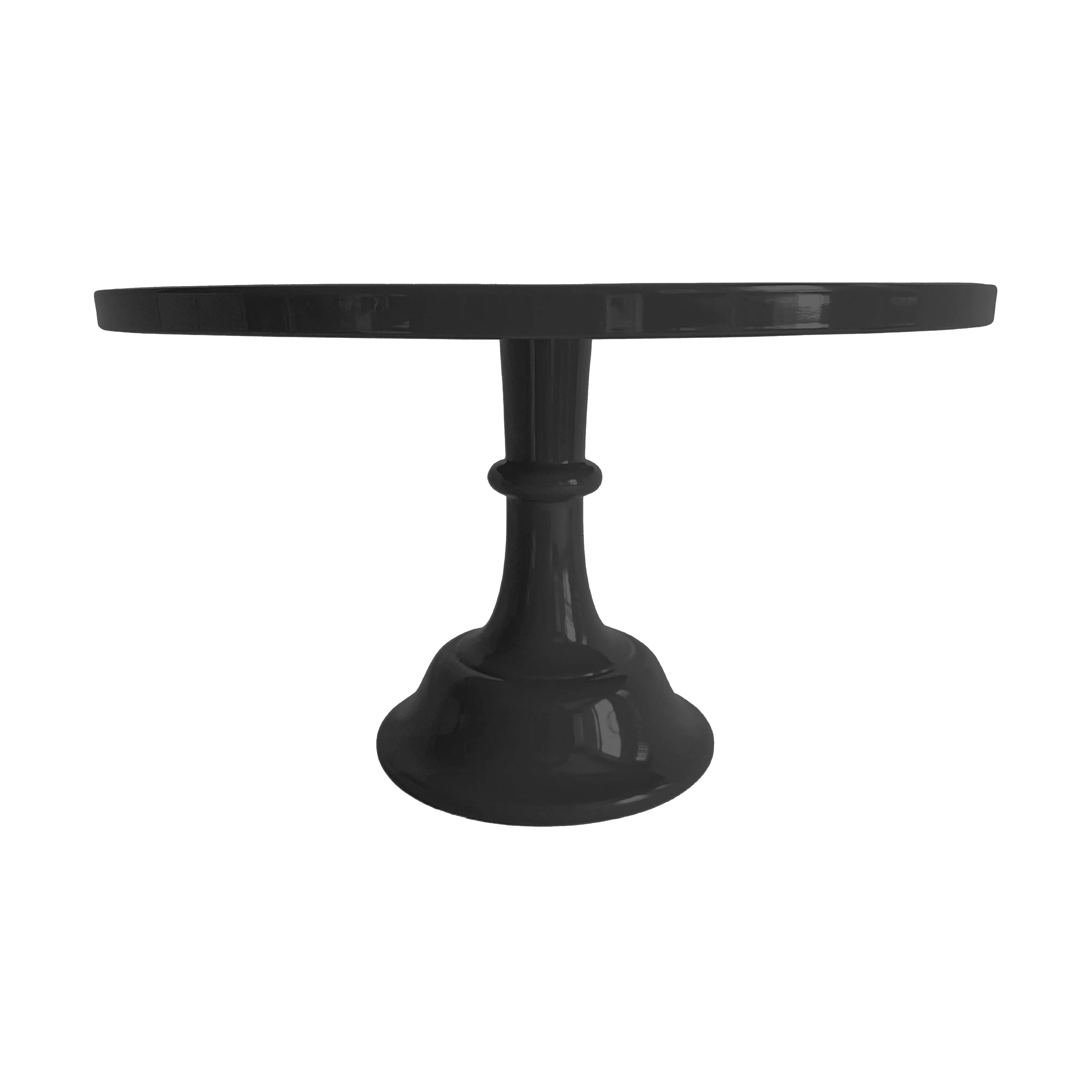 Black Pedestal Melamine Cake Stand