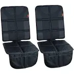 Lusso Gear Value Twin Pack Car Seat Protector Thick Padding 2 Mesh Storage Po...