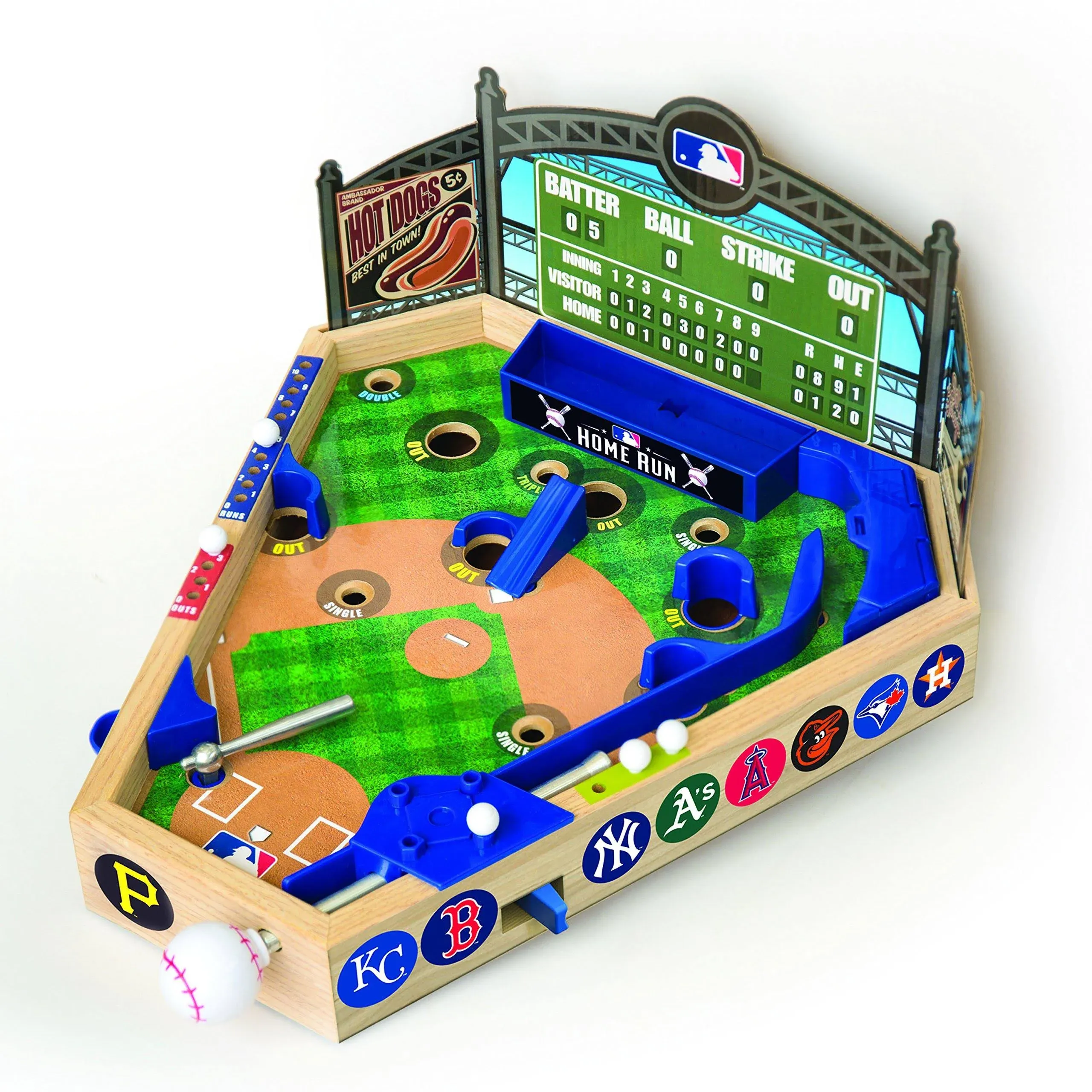 MLB Wooden Pinball Baseball Game