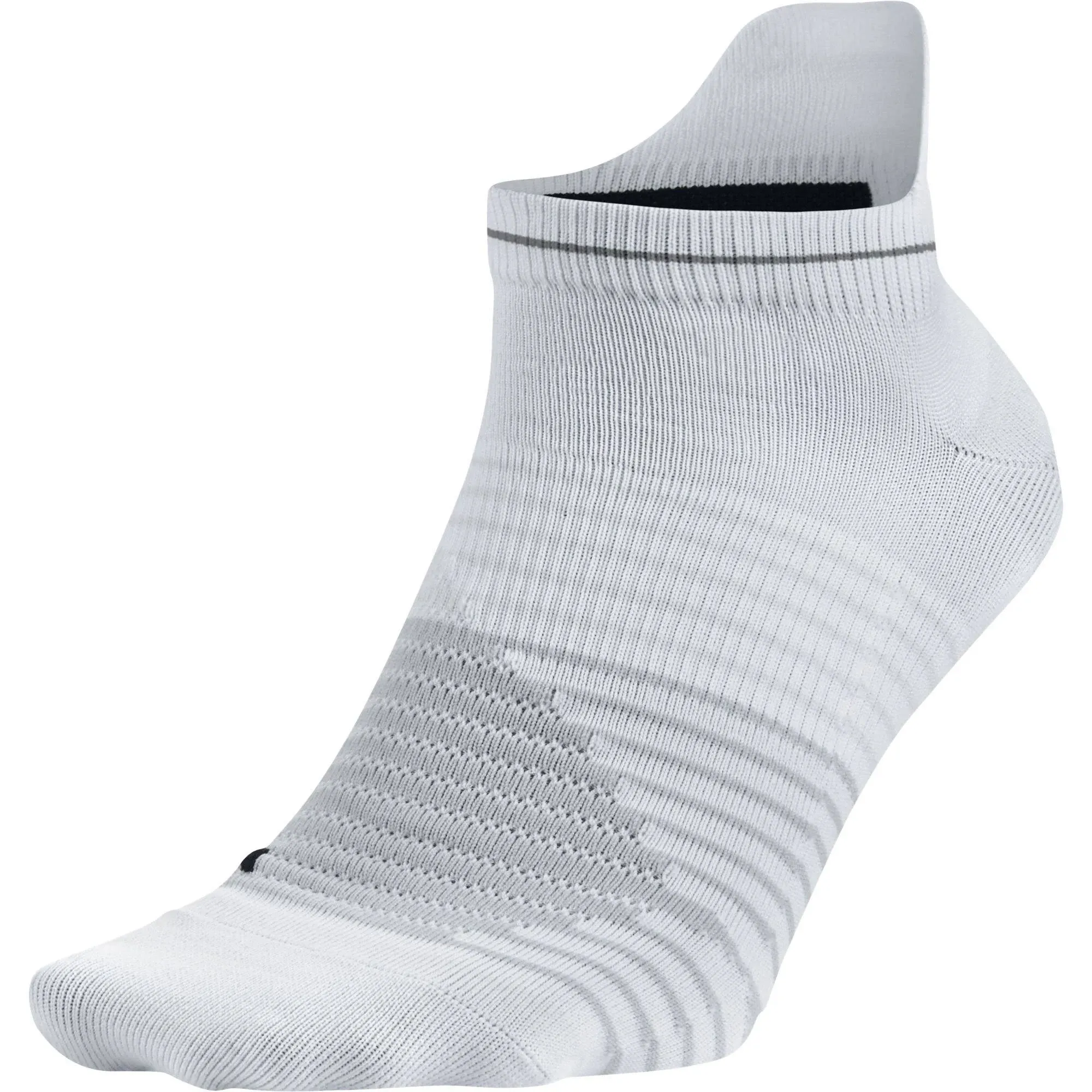 NIKE Performance Lightweight NS Running Socks, White Size Mens 6-8, Womens, 6-10