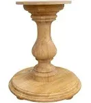 29" Tall Acorn Bradford Round Pedestal Table Base (WH-Bradford29-Acorn)