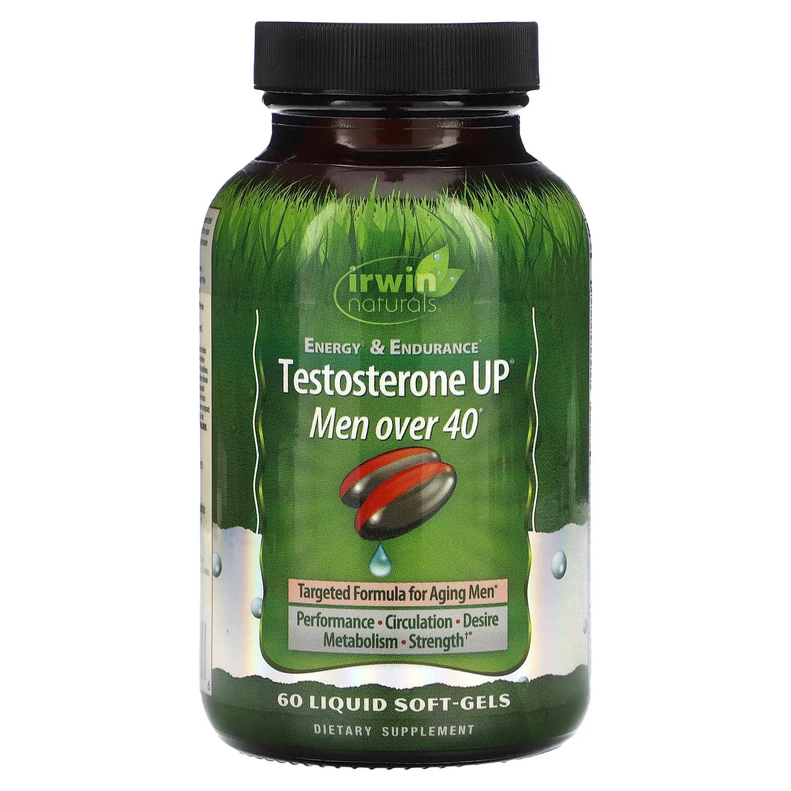 Irwin Naturals - Testosterone Up Men Over 40 - 60 Softgels