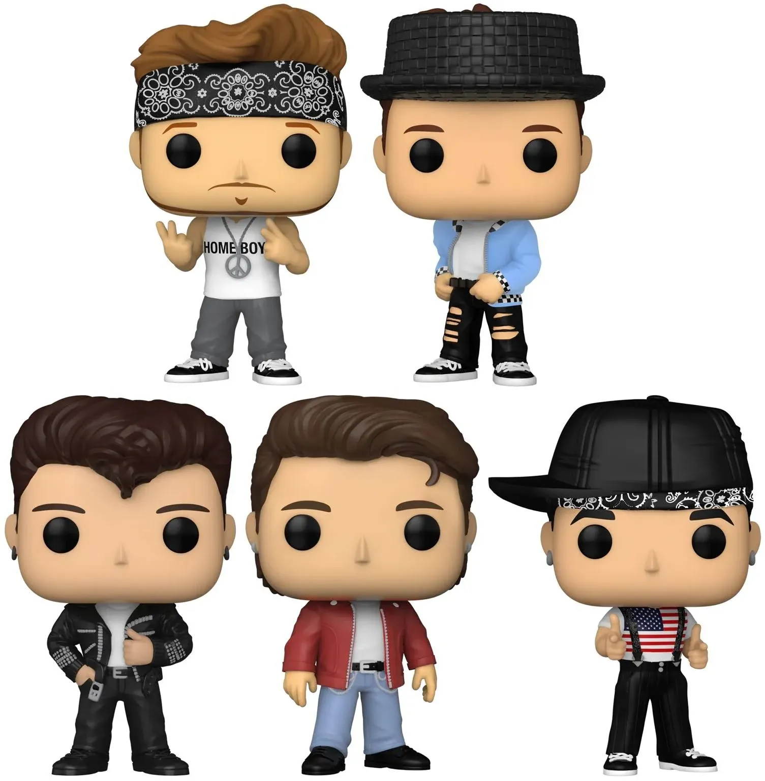 New Kids on the Block - Band 5-Pack US Exclusive Pop! Vinyl