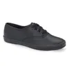 Champion Womens Leather Casual Fashion Sneakers In Black