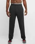 Champion Big Tall Everyday Open Bottom Cotton Pants Men's Clothing Black : 2XB One Size