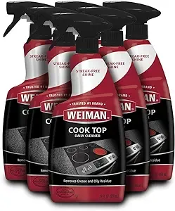 Weiman Ceramic & Glass Disinfecting Stove Top Cleaner - 22 Ounce [6 Pack] - Daily ...