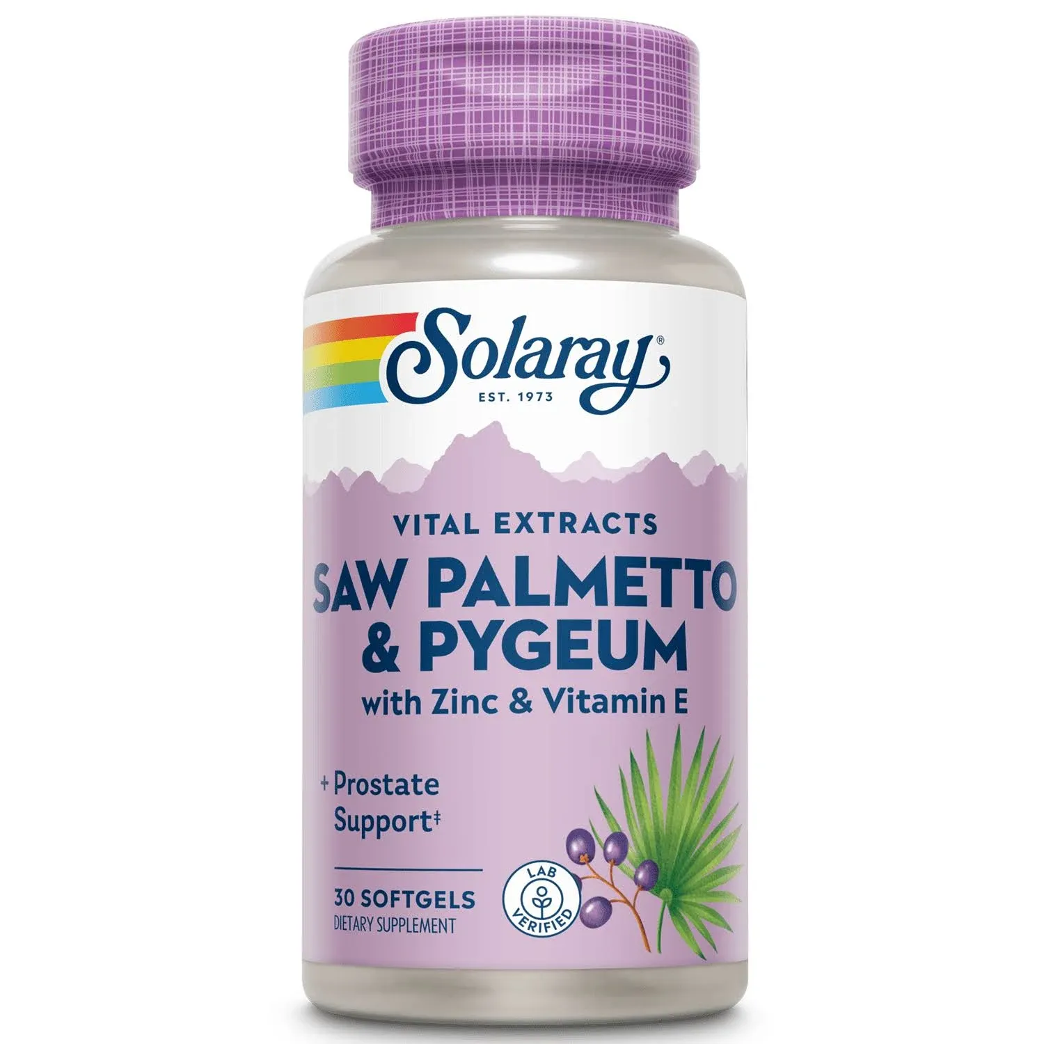 Solaray Pygeum & Saw Palmetto - 240 Capsules