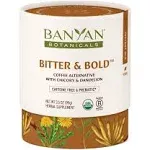 Banyan Botanicals Bitter & Bold – Organic Caffeine-Free Herbal Coffee Alternative – Milk Thistle, Chicory, and Dandelion Coffee Alternative – 3.5 oz, 16 servings – Fair for Life, Non-GMO, Vegan