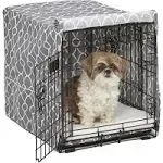 Midwest QuietTime Defender Covella Dog Crate Cover Gray 24&#034; x 18&#034; x 19&#034;