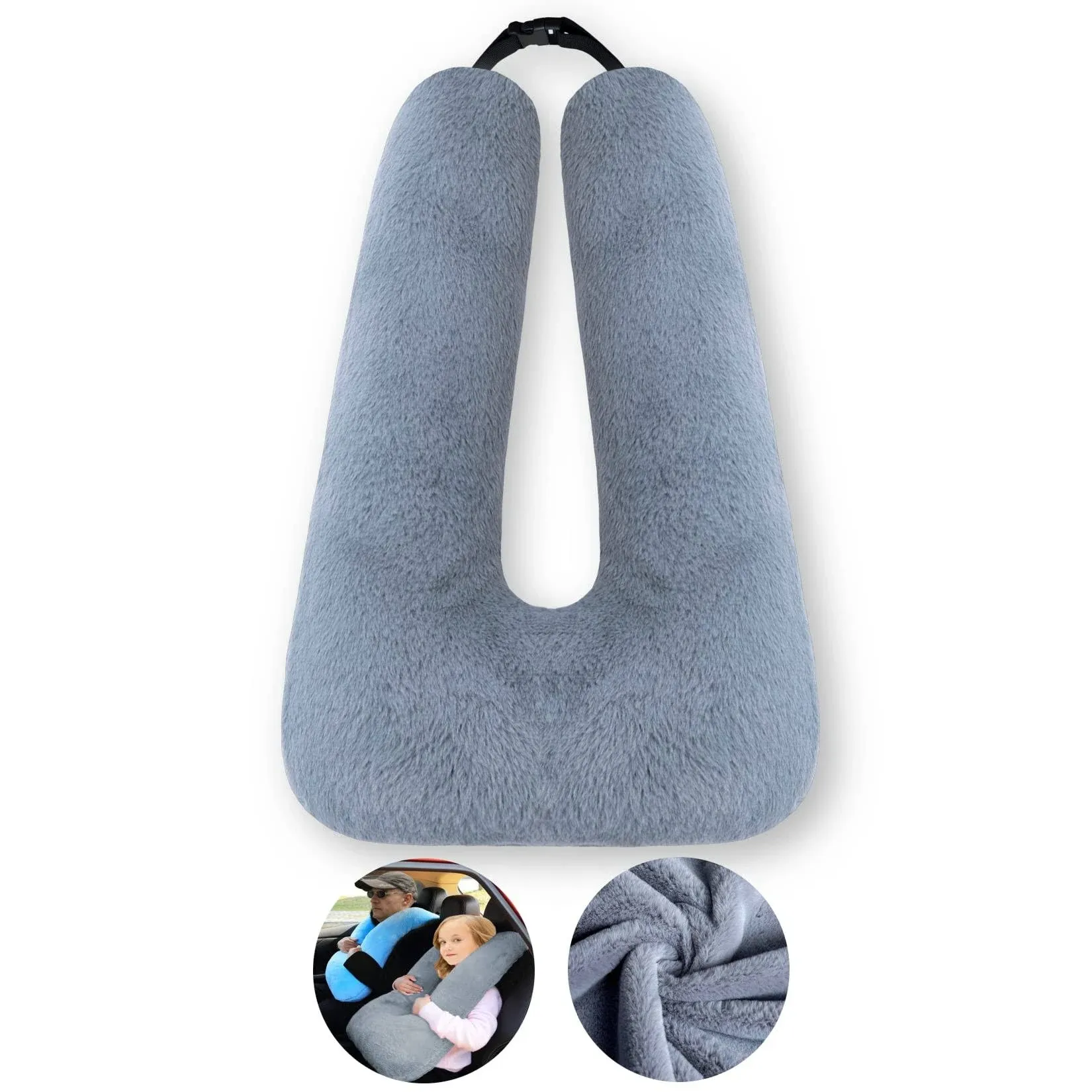 FHSGGP Travel Pillow Car Pillow Kid Car Sleeping The Sleeping Aid for Adults and Kids On Road Trips Kids Travel Pillow Emerald G