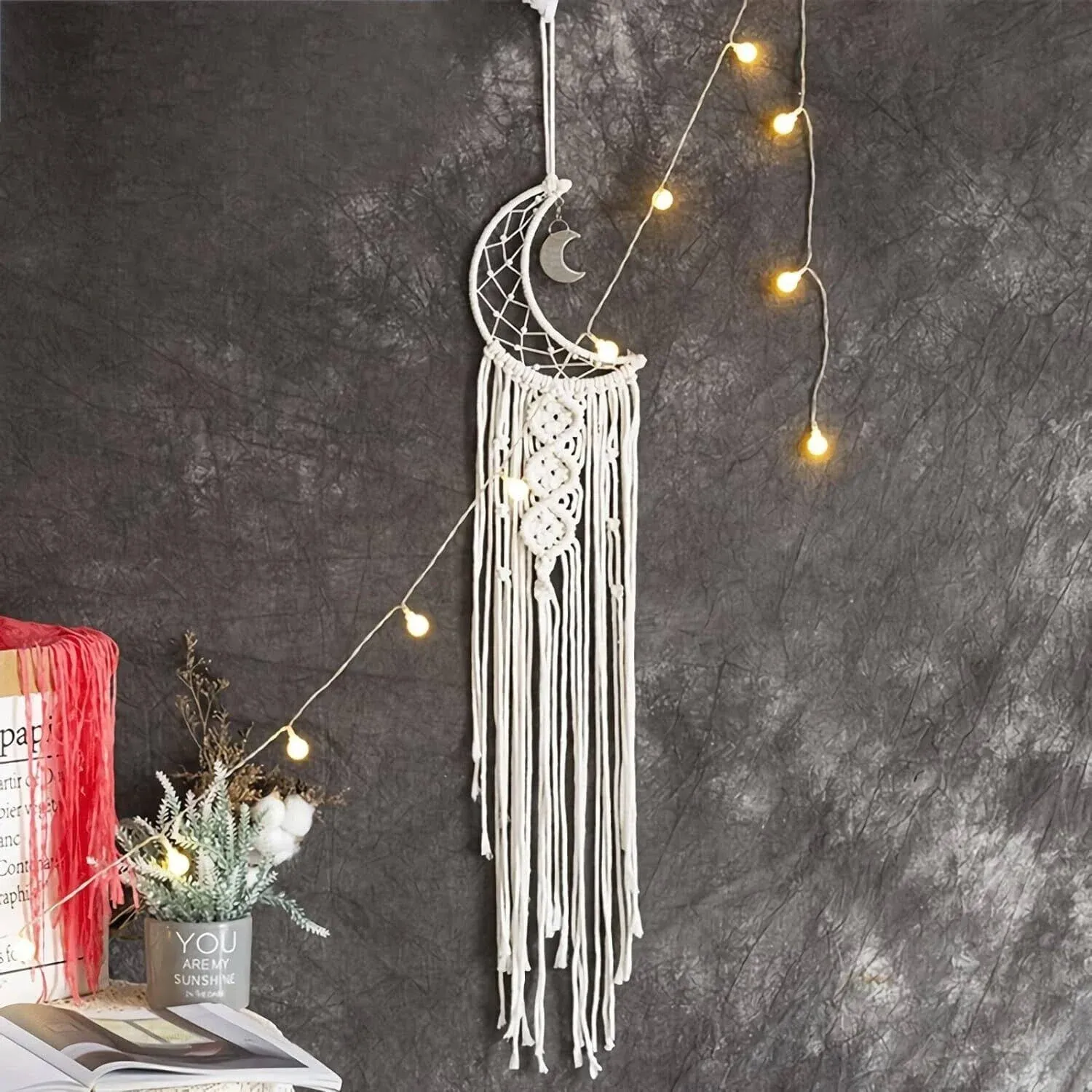 Nice Dream Macrame Dream Catcher Large Dream Catchers for Bedroom Boho Wall ...