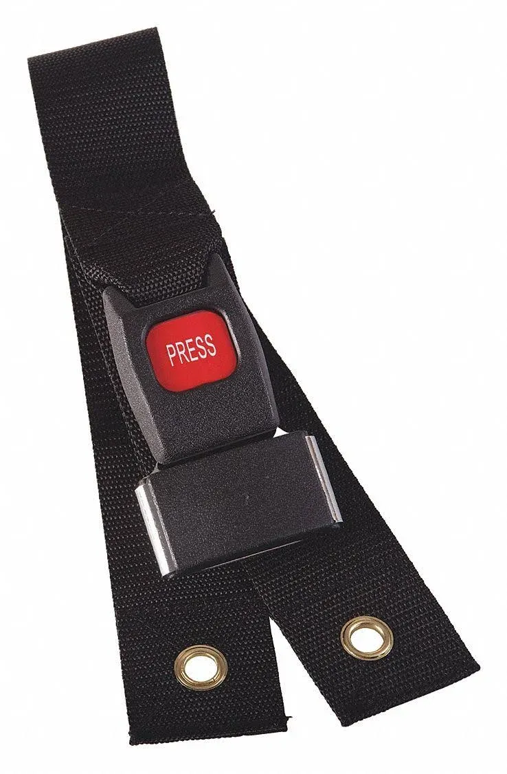 DMI Wheelchair Safety Strap Seat Belt - Black