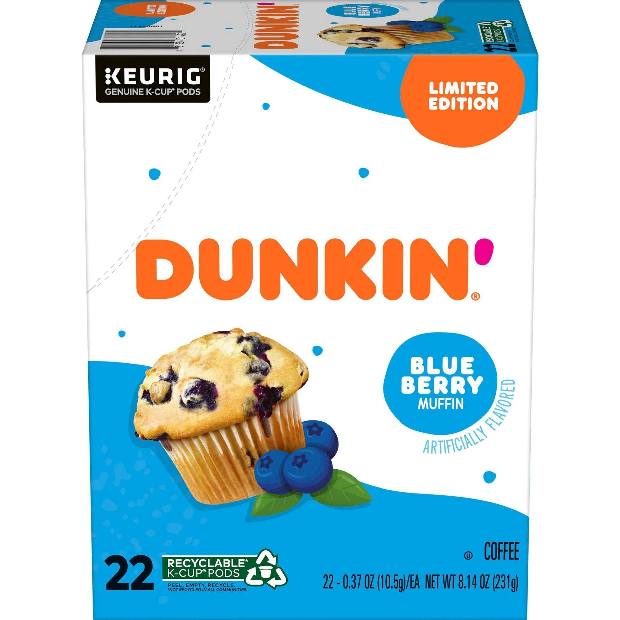 Dunkin Blueberry Muffin Ground Coffee