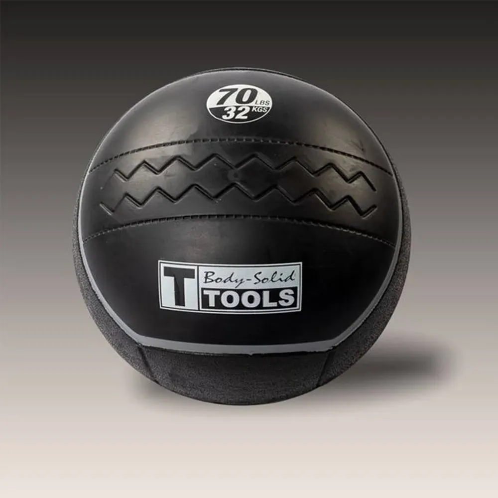 Body Solid Tools - Bsthrb70 Heavy Rubber Ball - 70 lbs. Gray