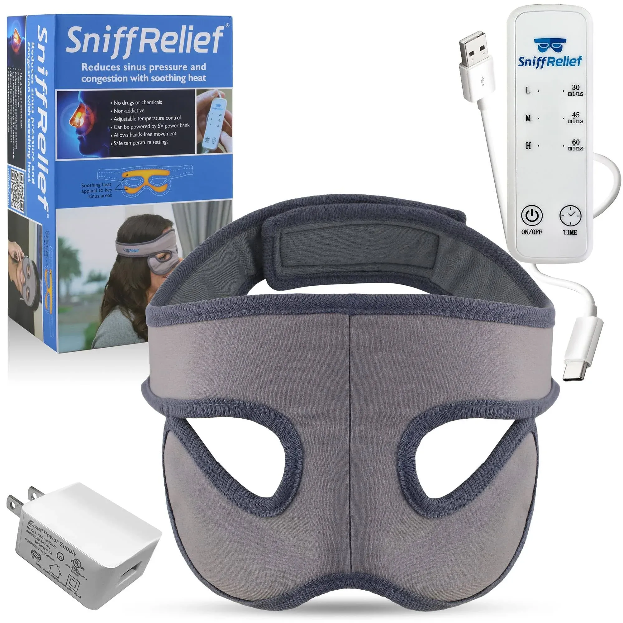 Sniff Relief Heated Electric Sinus Mask