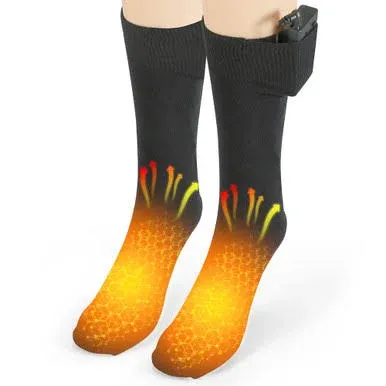 Electric Heated Socks Rechargeable Battery Winter Men Warmer Sock Hunting Socks