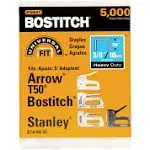 BOSTITCH BTA706-5C Heavy Duty Construction Staples, 3/8 x 2/5-Inch, 5000-Pack