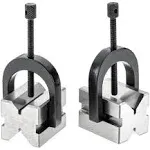 Grizzly H5608 - V-Block Pair w/ Clamps 1-5/8"