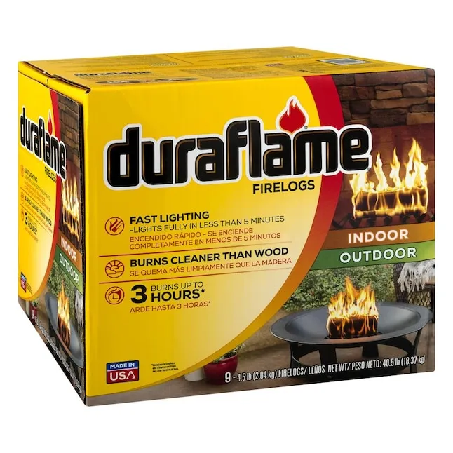 Duraflame Cowboy 4.5 lbs Dura Firelog - Pack of 9