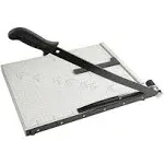 18 Inch Paper Trimmer Guillotine - Metal Base - A3 Stack Cutter with Guard Rail