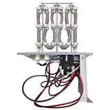 Electric Heater Kit: 5 kW, 208/240V AC, 1 Phase, Nickel Chromium, High Temp Limit Included, 35 A