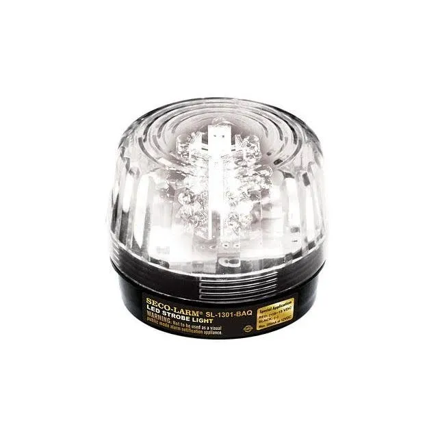 Seco-Larm SL-126Q/C Clear Strobe Light; for 6 to 12V Use, Easy 2-Wire ...