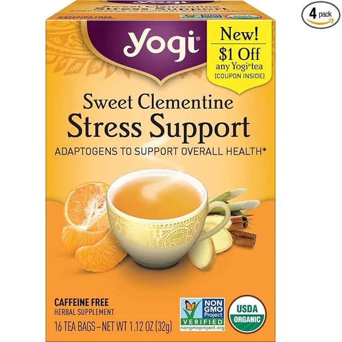 Yogi Tea Stress Support Sweet Clementine