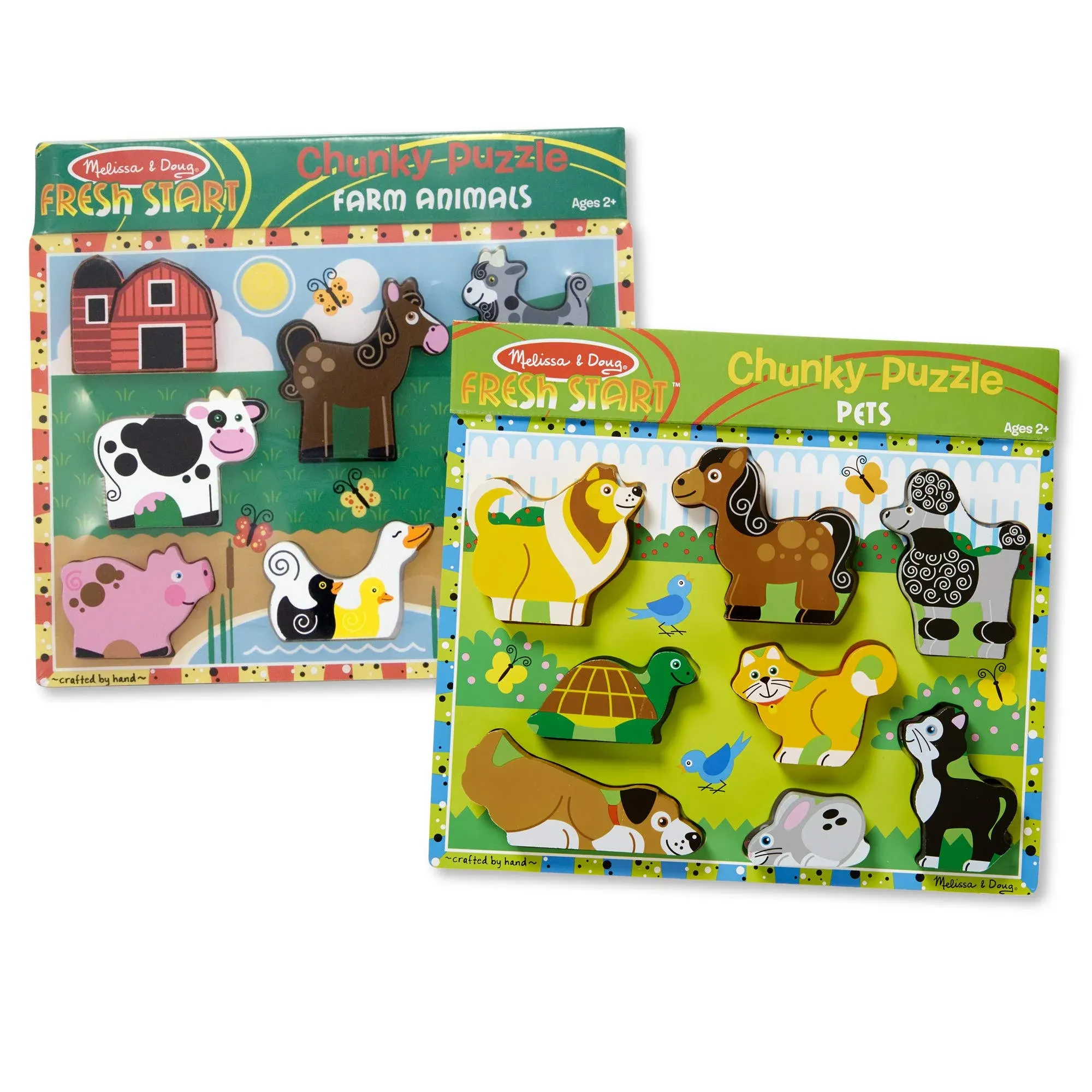 Melissa & Doug Chunky Bundle - Farm & Pets