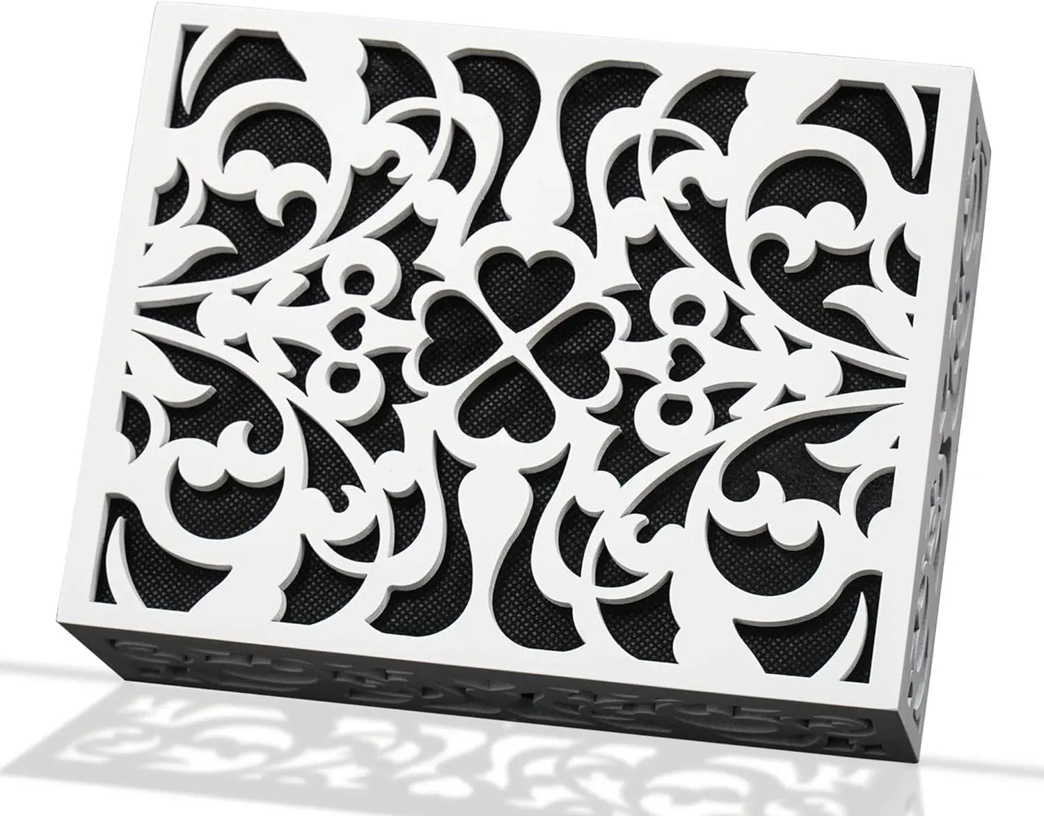 Doorbell Chime Cover Box Only White Door Bell Covers for Wall Wood Piano Paint